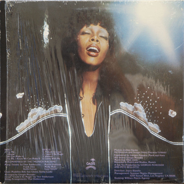 Donna Summer : A Love Trilogy (LP, Album, P/Mixed, San)