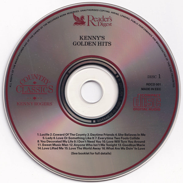 Kenny Rogers : Country Classics (3xCD, Comp, Box)