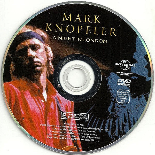 Mark Knopfler : A Night In London (DVD-V, PAL, Kee)