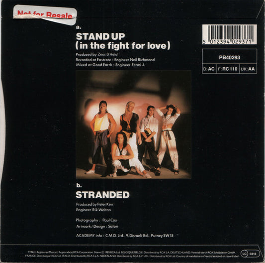 Academy : Stand Up! (7", Single)