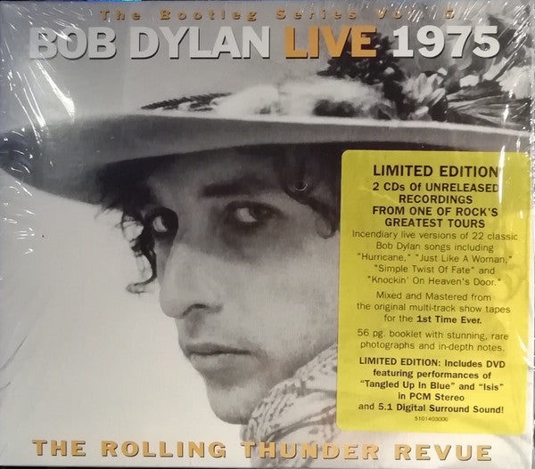 Bob Dylan : The Bootleg Series Vol. 5: Live 1975 (The Rolling Thunder Revue) (2xCD, Album + DVD-V, Multichannel, PAL + Ltd)