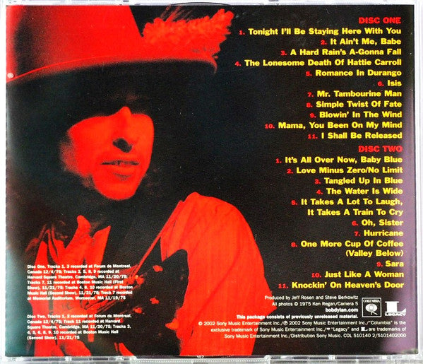 Bob Dylan : The Bootleg Series Vol. 5: Live 1975 (The Rolling Thunder Revue) (2xCD, Album + DVD-V, Multichannel, PAL + Ltd)