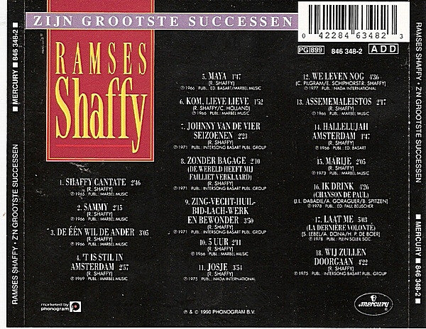Ramses Shaffy : Zijn Grootste Successen (CD, Comp)