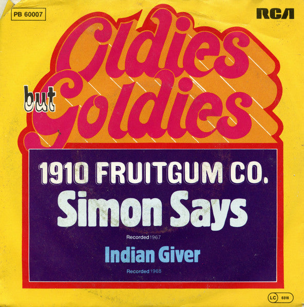1910 Fruitgum Co.* : Simon Says (7", RE)
