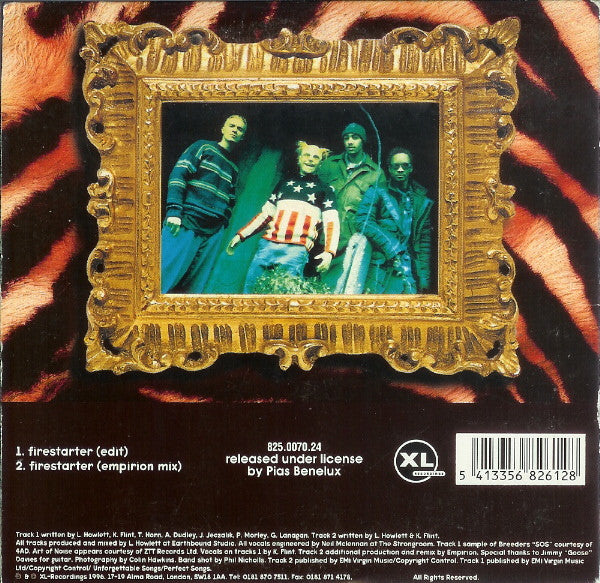 The Prodigy : Firestarter (CD, Single, Car)