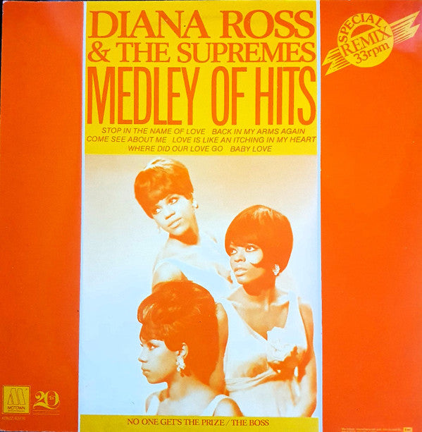 The Supremes : Medley Of Hits (Special Remix) (12", Mixed)