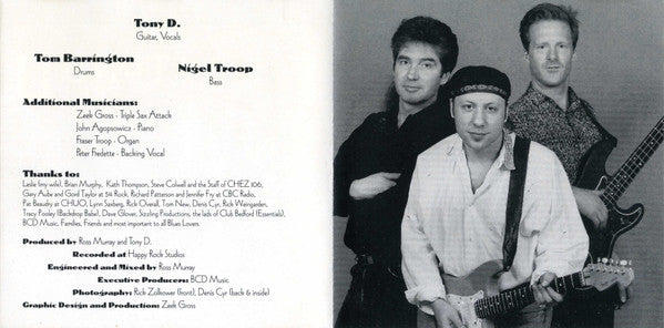 The Tony D. Band : Get Yourself Some (CD, Album)