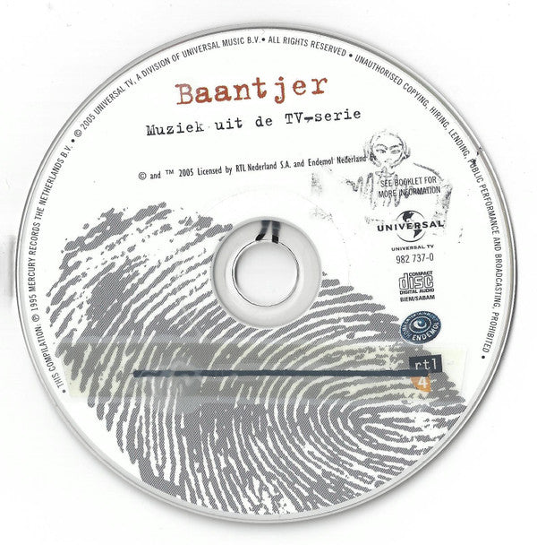Jurre Haanstra : Baantjer - Muziek Uit De TV-serie (CD, Album, RE)