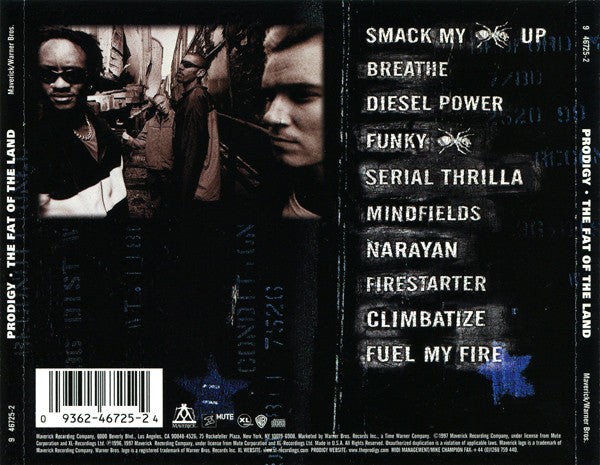 The Prodigy : The Fat Of The Land (CD, Album)