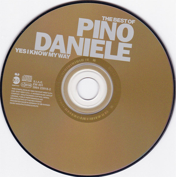 Pino Daniele : The Best Of Pino Daniele - Yes I Know My Way  (CD, Comp)