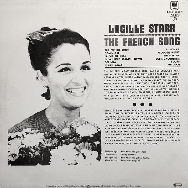 Lucille Starr : The French Song (LP, Album, RE)