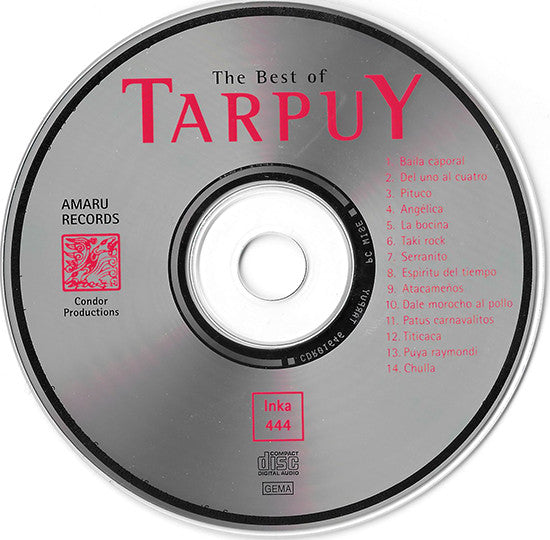 Tarpuy : Musica De Los Andes - The Best Of (CD, Comp)