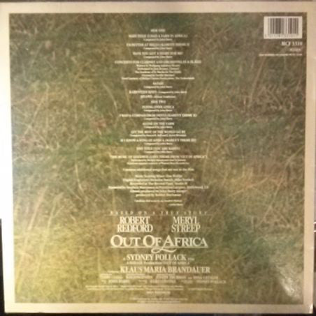 John Barry : Out Of Africa (Music From The Motion Picture Soundtrack) (LP, Album)