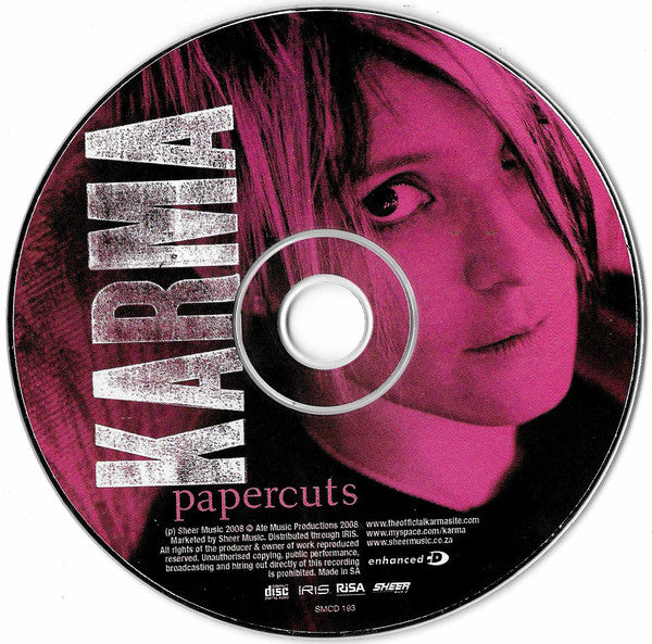 Karma-Ann Swanepoel : Papercuts (CD, Album, Enh)
