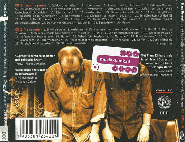 Hans Dorrestijn Met Frans Ehlhart : Onvervuld Verlangen (2xCD, Album)