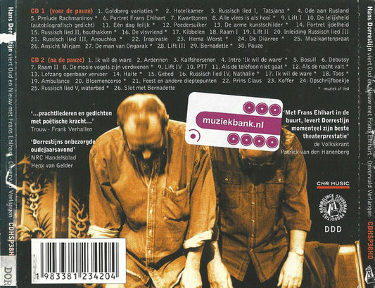 Hans Dorrestijn Met Frans Ehlhart : Onvervuld Verlangen (2xCD, Album)