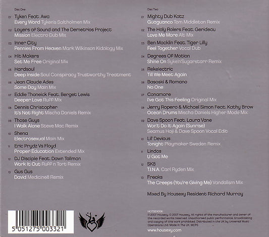 Various : Housexy - International (2xCD, Mixed)