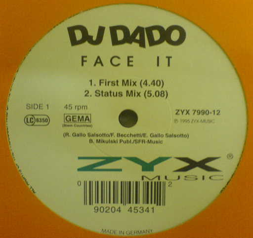 DJ Dado : Face It (12")