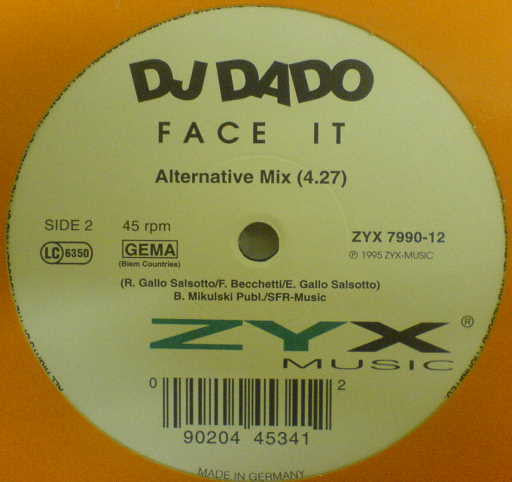 DJ Dado : Face It (12")