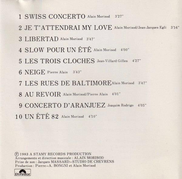 Alain Morisod And Sweet People : Swiss Concerto (CD, Album)