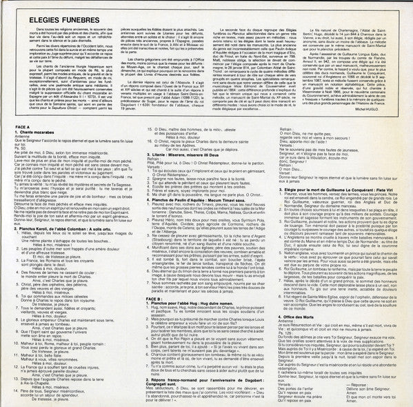 Deller Consort, Alfred Deller : Elegies Pour Les Rois Et Les Princes (LP, Album, Gat)