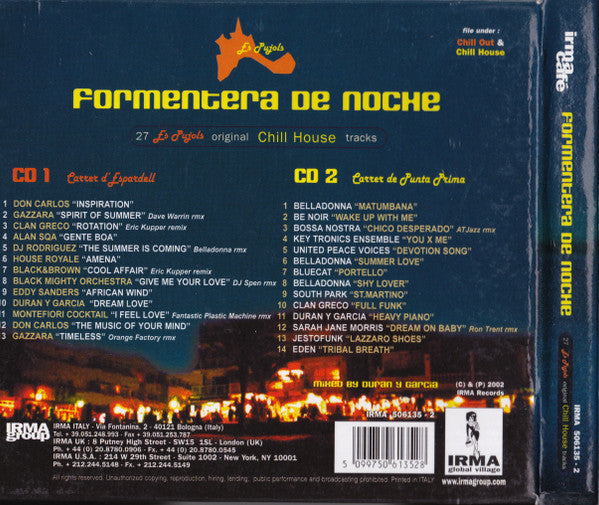 Various : Formentera De Noche (2xCD, Comp, Mixed)