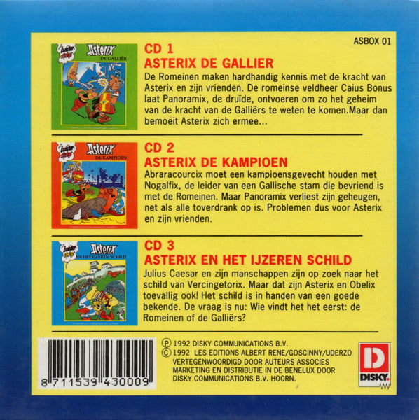 Various : Asterix Luisterstrip Avonturen (3xCD)