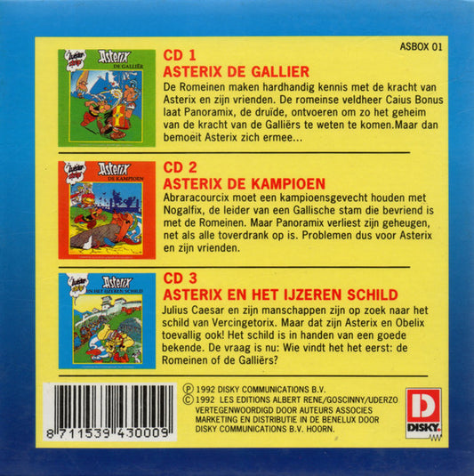 Various : Asterix Luisterstrip Avonturen (3xCD)