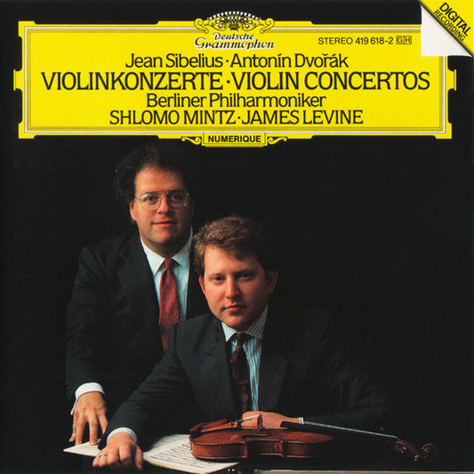 Jean Sibelius, Antonín Dvořák, Berliner Philharmoniker, Shlomo Mintz, James Levine (2) : Violinkonzerte (Violin Concertos) (CD, Album)