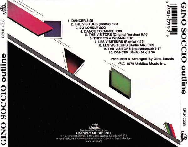 Gino Soccio : Outline (CD, Album, RE, RM)