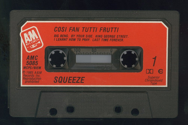 Squeeze (2) : Cosi Fan Tutti Frutti (Cass, Album)
