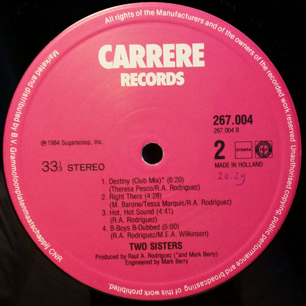 Two Sisters : Two Sisters (LP, Album)