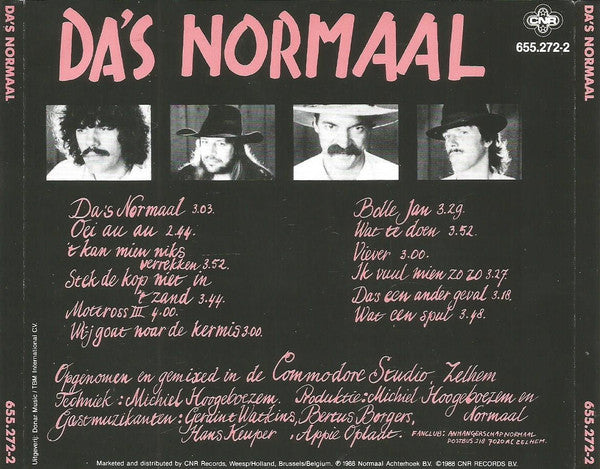 Normaal : Da's Normaal (CD, Album)