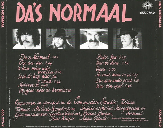 Normaal : Da's Normaal (CD, Album)
