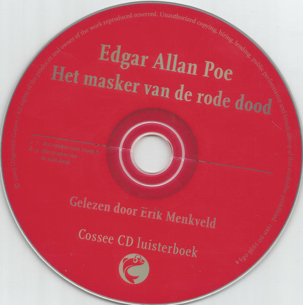Edgar Allan Poe, Erik Menkveld : Het Masker Van De Rode Dood (CD)