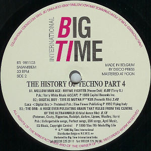 Various : The History Of Techno Part 4 (2xLP, Comp)