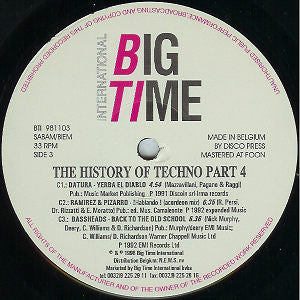 Various : The History Of Techno Part 4 (2xLP, Comp)