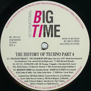 Various : The History Of Techno Part 4 (2xLP, Comp)