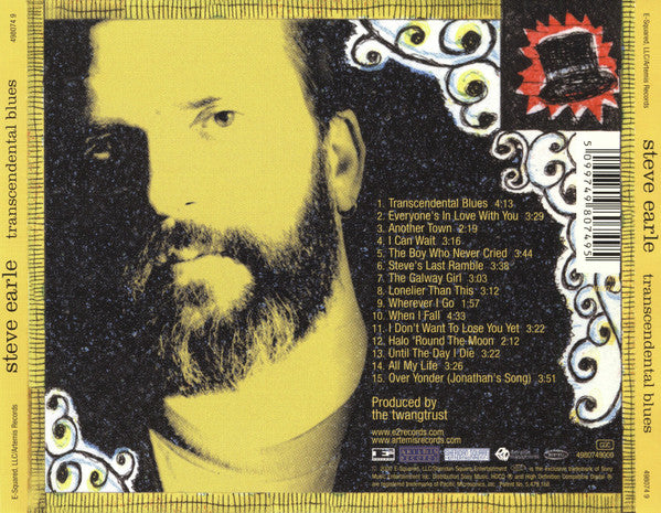 Steve Earle : Transcendental Blues (HDCD, Album, Ltd + CD, Album, Ltd)