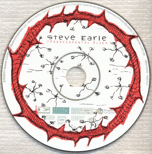 Steve Earle : Transcendental Blues (HDCD, Album, Ltd + CD, Album, Ltd)