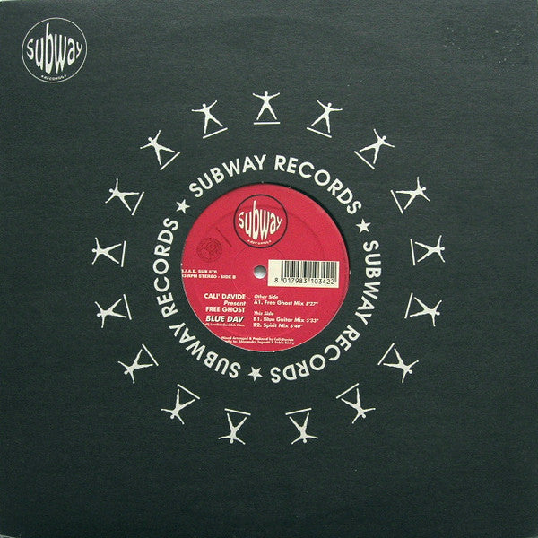 Davide Cali Present Free Ghost : Blue Dav (12")