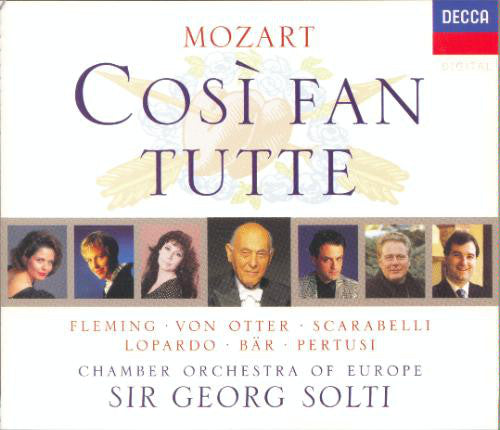 Wolfgang Amadeus Mozart - Renée Fleming · Anne Sofie Von Otter · Adelina Scarabelli · Olaf Bär · Frank Lopardo · Michele Pertusi · The Chamber Orchestra Of Europe · Georg Solti : Così Fan Tutte (3xCD, Album + Box, Sli)