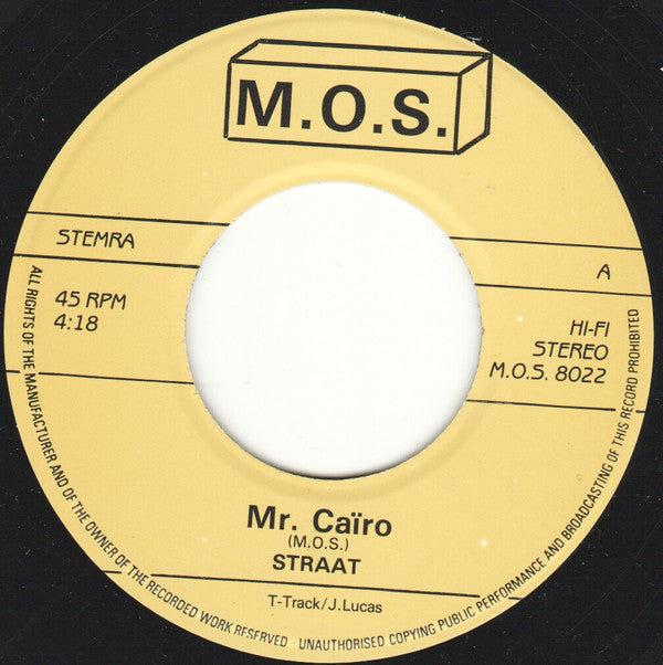 Straat : Mr. Caïro (7", Single)