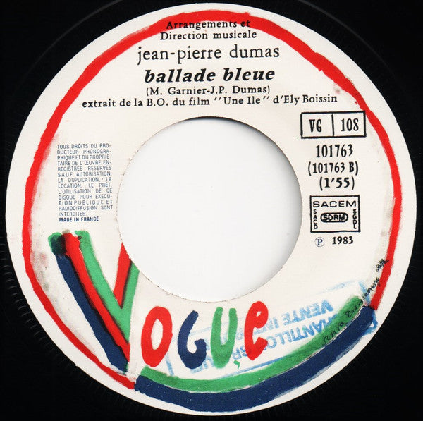Jean-Pierre Dumas : "Fréquence Max" Indicatif De L'Émission De Max Meynier Sur RTL (7", Single)