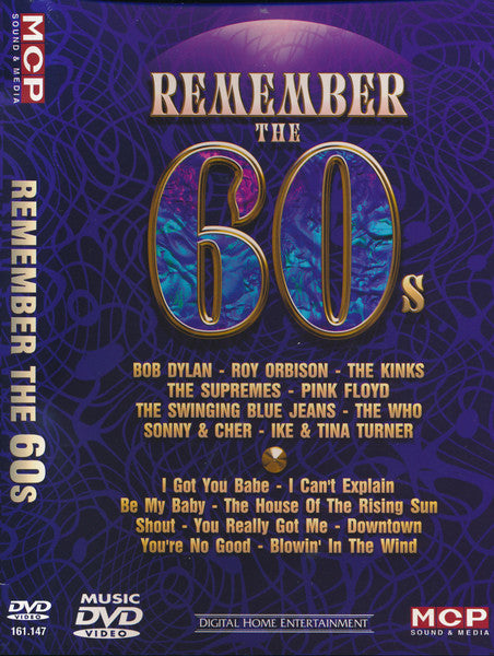 Various : Remember The 60's (DVD-V, P/Unofficial, PAL)