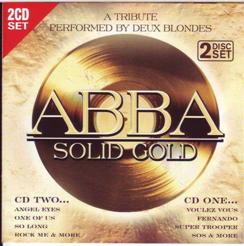 Deux Blondes : ABBA Solid Gold (2xCD, Comp)