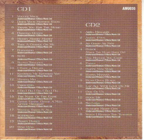 Deux Blondes : ABBA Solid Gold (2xCD, Comp)