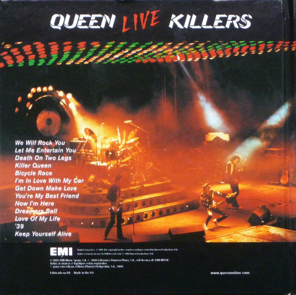 Queen : Live Killers Vol. 1 (CD, Album, Ltd, RE, RM, Boo)