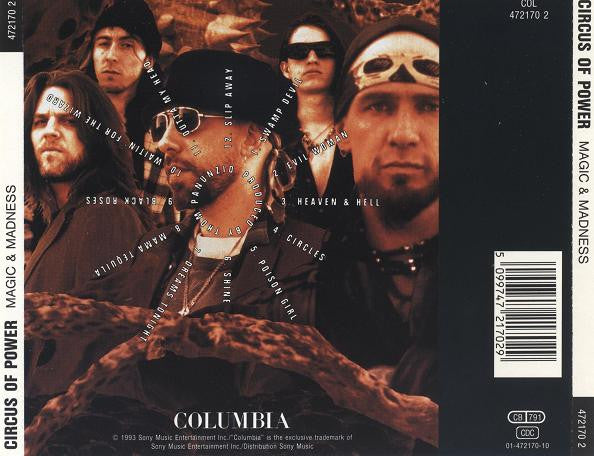 Circus Of Power : Magic & Madness (CD, Album)