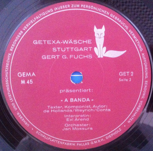 Evi Arend, Bob Marko, Orchester Jan Mossura : A Banda / Help Yourself (7")
